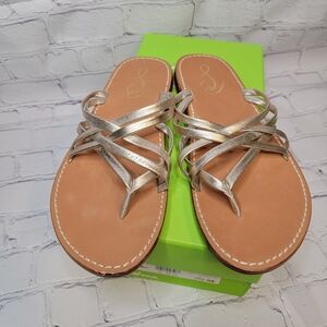 Sam Edleman Marinea Gold Leather 9.5 M